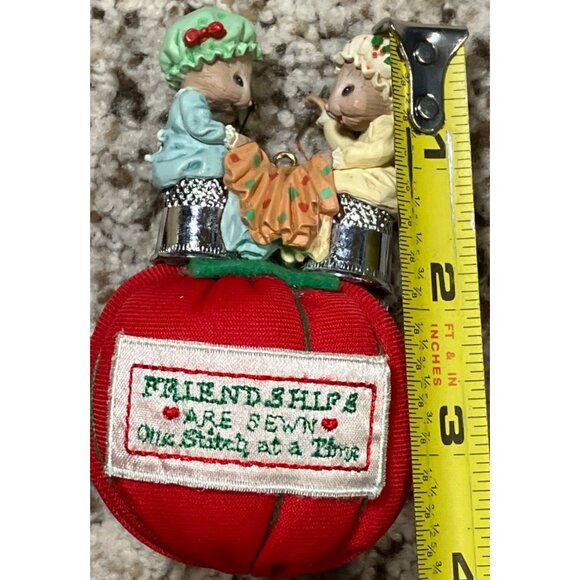 Enesco 1990 You're Sew Special Ornament First In Best Friends Series Limited Edi - Picture 12 of 16